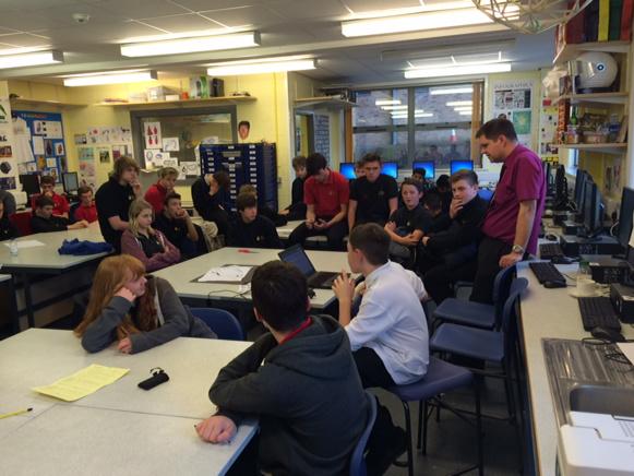 ClassofYourOwn's tweet photo. The #DEC classroom - Miles Willmott of @Ameyplc supporting highways engineering session for their Level 2 project. http://t.co/0Z1QFlhntz