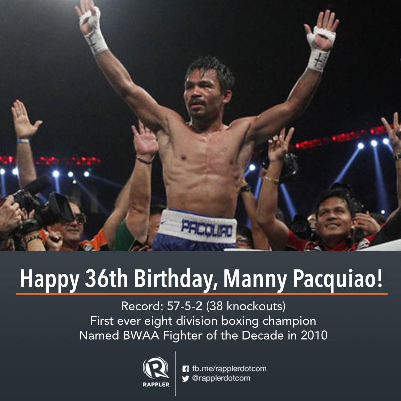 Happy birthday to Manny Pacquiao! Heres a must-read for all fans:  