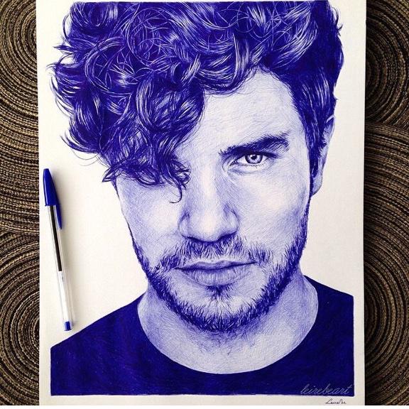 NetKlips's tweet image. Ballpoint pen #drawing