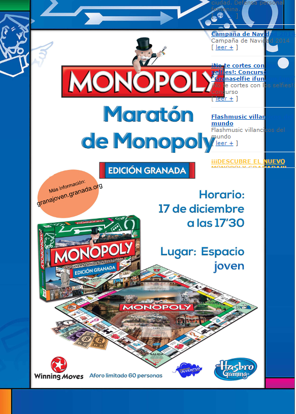 GranadaAlhambra's tweet photo. ¡¡¡DESCUBRE EL NUEVO #MONOPOLY #GRANADA!!!http://t.co/MBu5GIMECO @WMIberia @granadahoy @granadaocio @granadadigital http://t.co/Bpu0Ab7ocv
