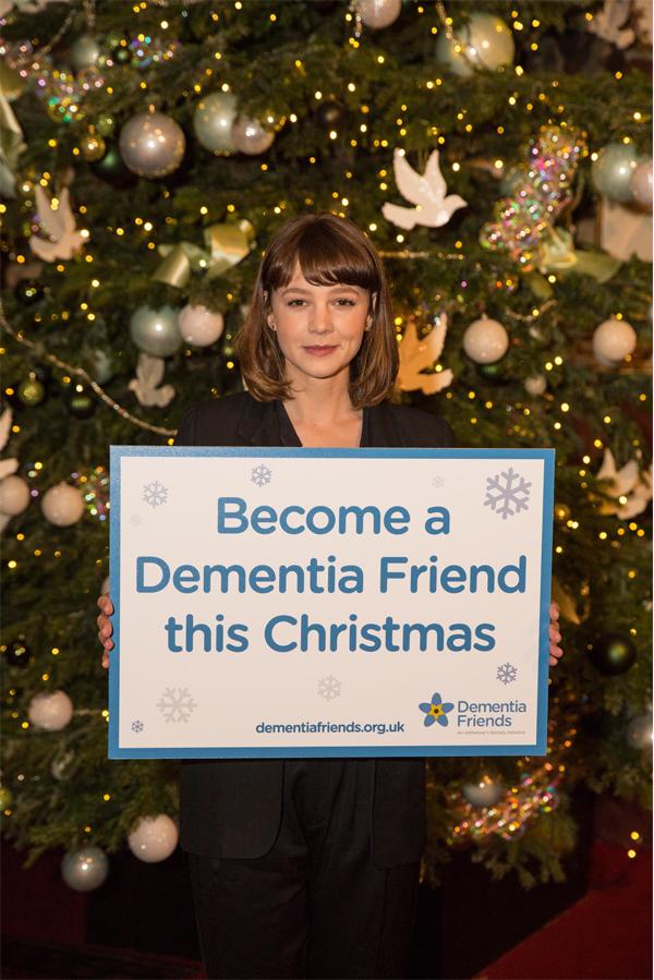 alzheimerssoc's tweet image. Thanks to Carey Mulligan for supporting #DementiaFriends at our #Carolsbycandlelight event last night.