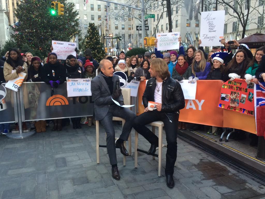 TODAYshow's tweet photo. .@NBCTheVoice winner @CWBYall on the plaza! http://t.co/Xrav8vrMag