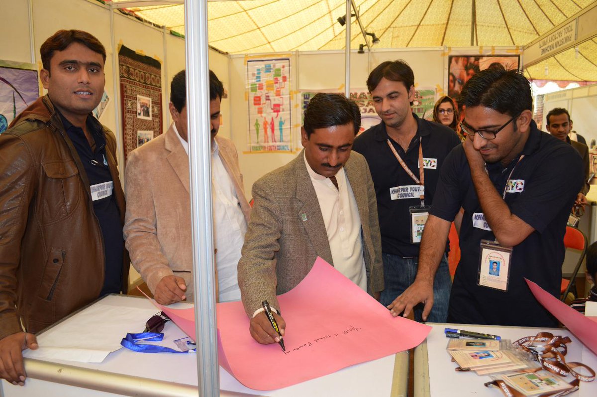 KYCPAKISTAN's tweet photo. youth is actual power of Pakistan (D.I.O) khp #KYC  #exhibition #international #SAANSO #jamboree #scouts @ShahNafisa http://t.co/F5iq00fEpm