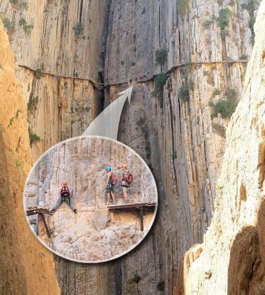 sendaes's tweet photo. Hoy ruta de #vertigo #adrenalina en el #caminitodelrey @malaga @viveandalucia @TurismoAndaluz @InnpulsaTurismo http://t.co/X1Sk9wC2el