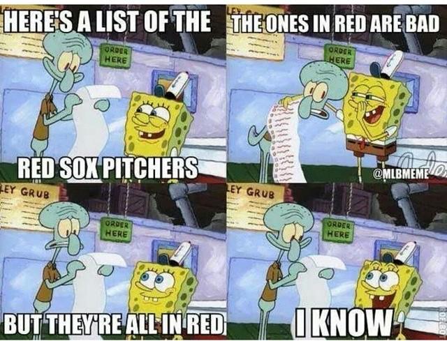spongebobanaly's tweet photo. Boston Red Sox http://t.co/5ueOpr2bYW