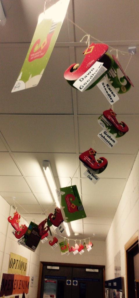 TescoChard's tweet photo. Shouting our successes from the rooftops, literally! #welldone #christmas #superstars 🎄🎁🎅 http://t.co/Zd9JSx2xKI