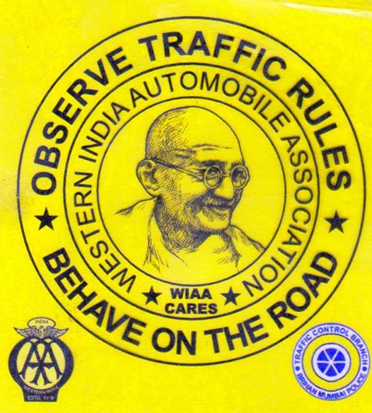 On Gandhi Jayanti , traffic  violators were  issued  special Gandhi stickers to educate them about traffic rules .