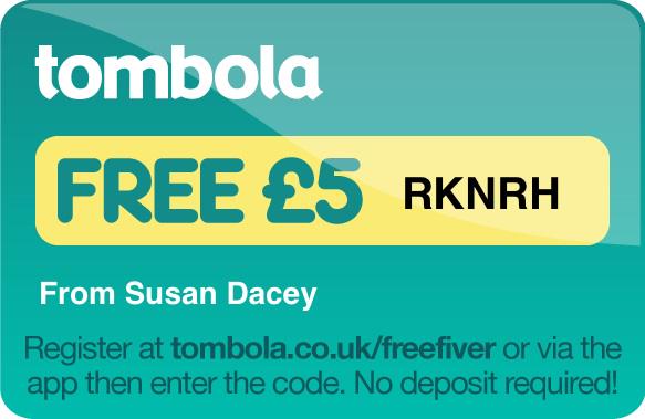suez1984's tweet photo. Free £5 to play on tombola when using this code. No deposit required. http://t.co/ELxXsQ6Shw