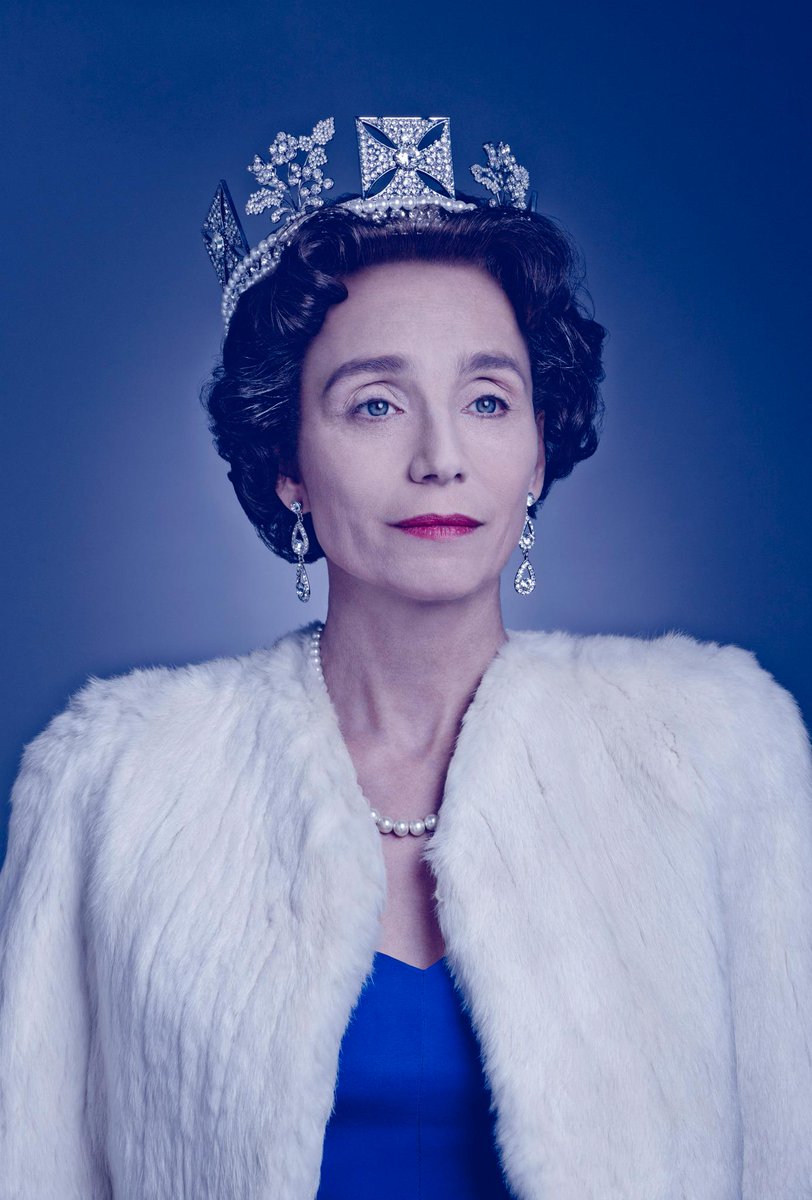 Kristin Scott Thomas looking totally lush and regal as HRM The Queen! Very excited to see her in <a href="/theaudienceplay/">The Audience (Play)</a> !