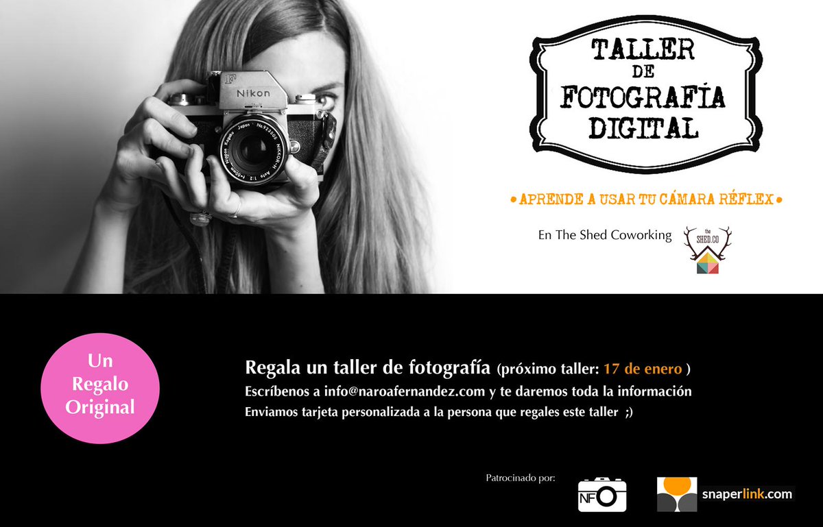 naroafotografa's tweet photo. #Regalo original para estas fiestas: #Talleres de #Fotografía+tarjeta regalo personalizada. http://t.co/sTSyUxtKm6 http://t.co/My6PYBMKP8