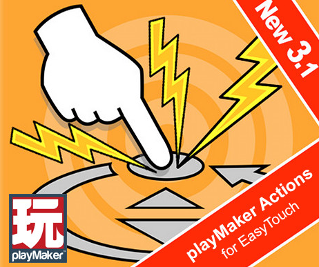 TheHedgehogTeam's tweet photo. EasyTouch Playmaker Actions from Studio6 is available on @UnityAssetStore 
#gamedev #indiedev http://t.co/ol9tV6pebb