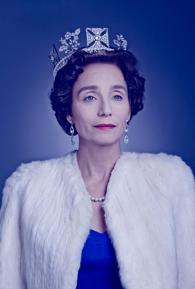 Unveiling first portrait of #KristinScottThomas as The Queen by award winning photographer Jason Bell #TheAudience