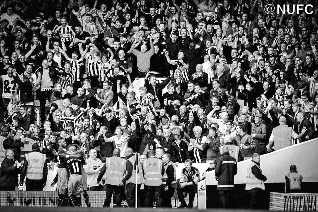 NUFC's tweet photo. #NUFC will be backed by a 4,200-strong travelling Toon Army this evening. Safe journey to all! http://t.co/wnZfnwkzix