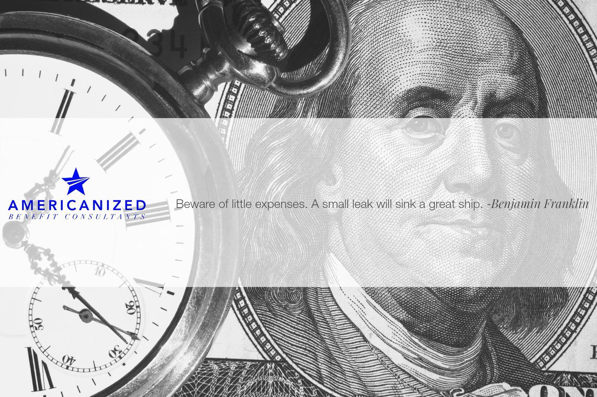 BrandonBoehm63's tweet photo. Wise words this time of year... "Beware of little expenses. A small leak will sink a great ship." Benjamin Franklin http://t.co/xoVMJUfgu4