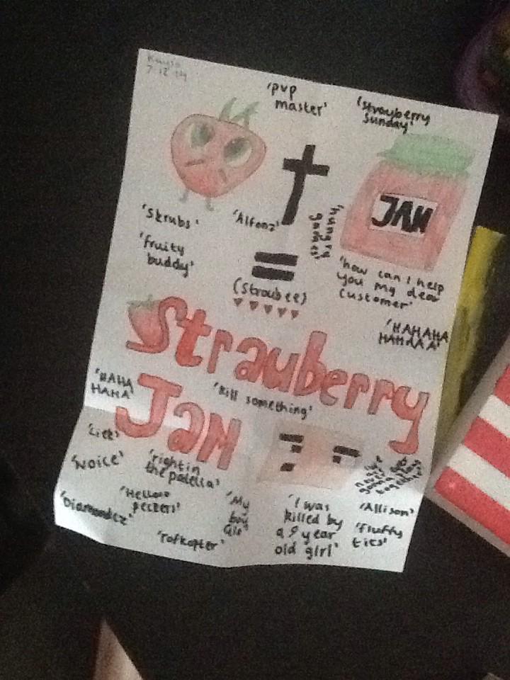 LiterallyBbeube's tweet photo. Do you remember me 
From the meet up 
#StraubFanArt @StrauberryJam 
💕💕🍓🍓 http://t.co/79rq8PK2oW