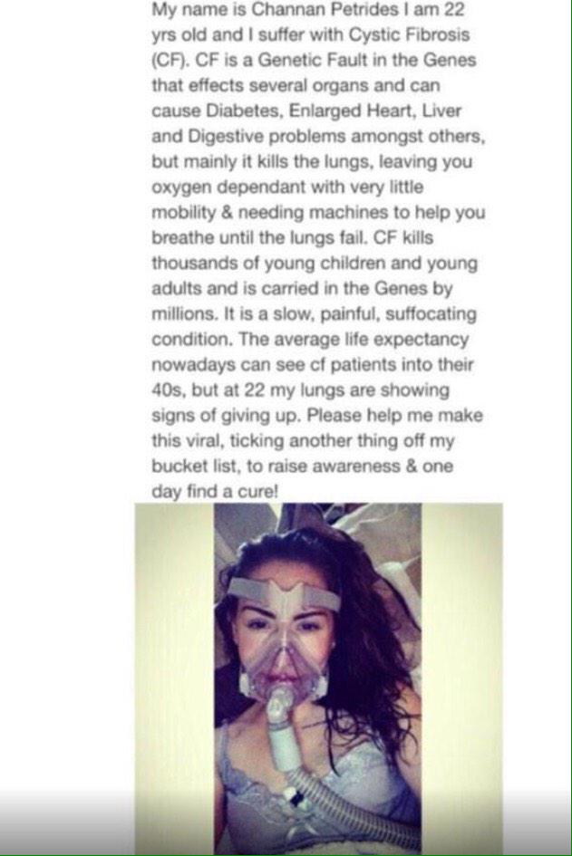 xchan_92x's tweet image. Can you help share my story @cftrust #ChannansBucketList #cfisnojoke