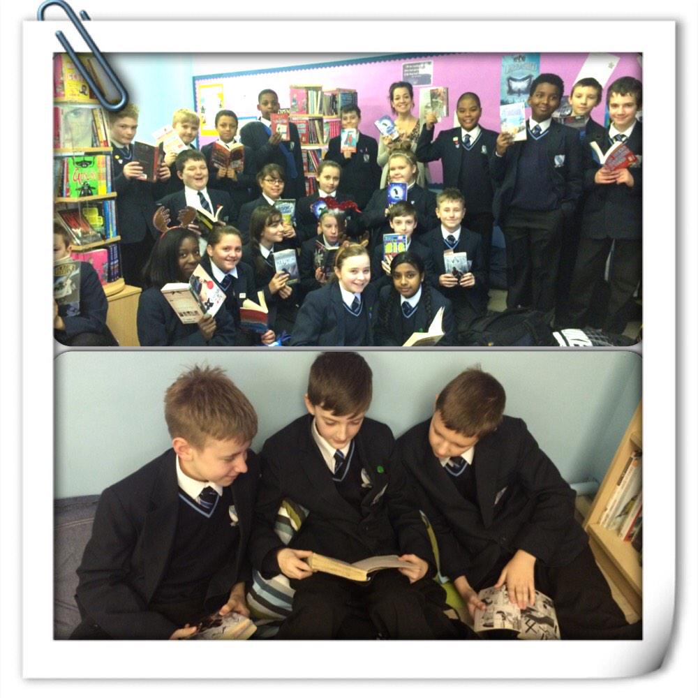 7A LOVED the Reading Room today! 25 books signed out ready for the Christmas Holidays!