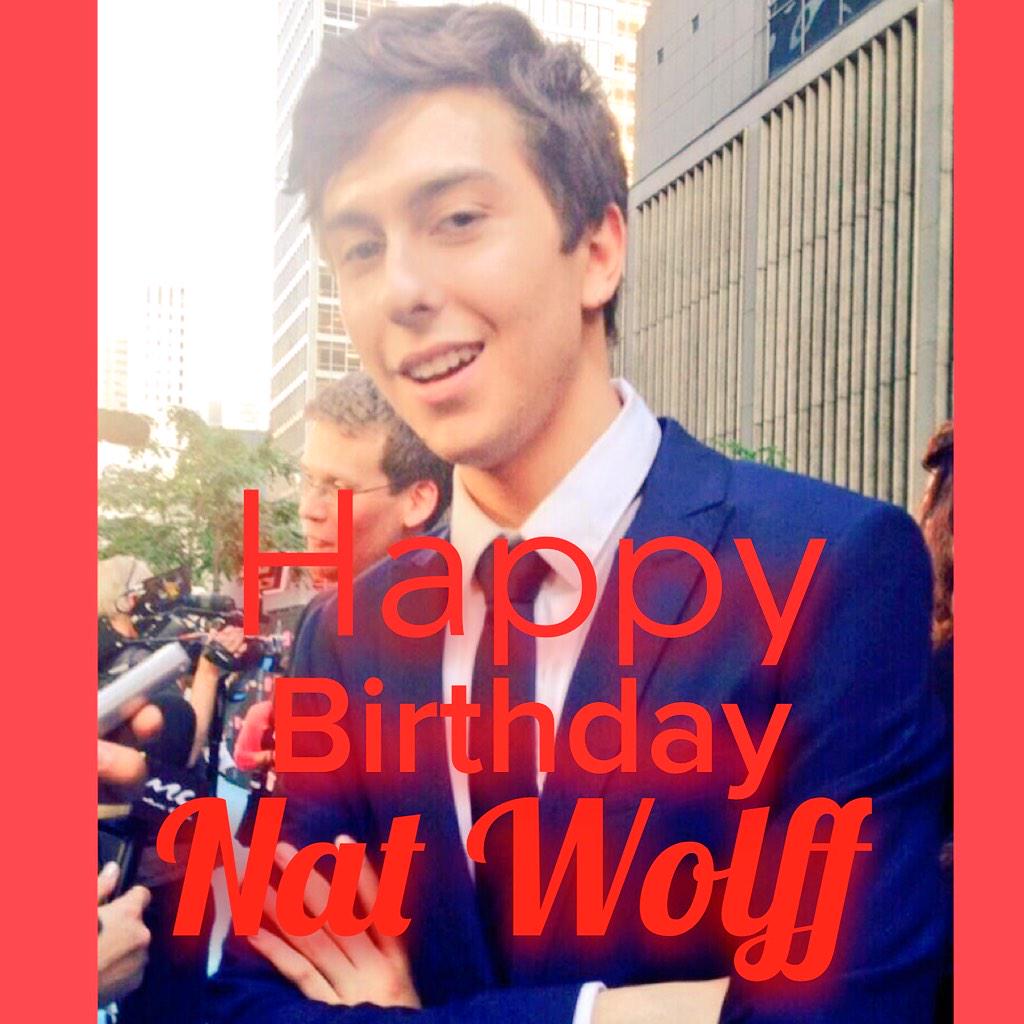 Happy 20th birthday to the very talented Nat Wolff! We know you will play the perfect Quentin 