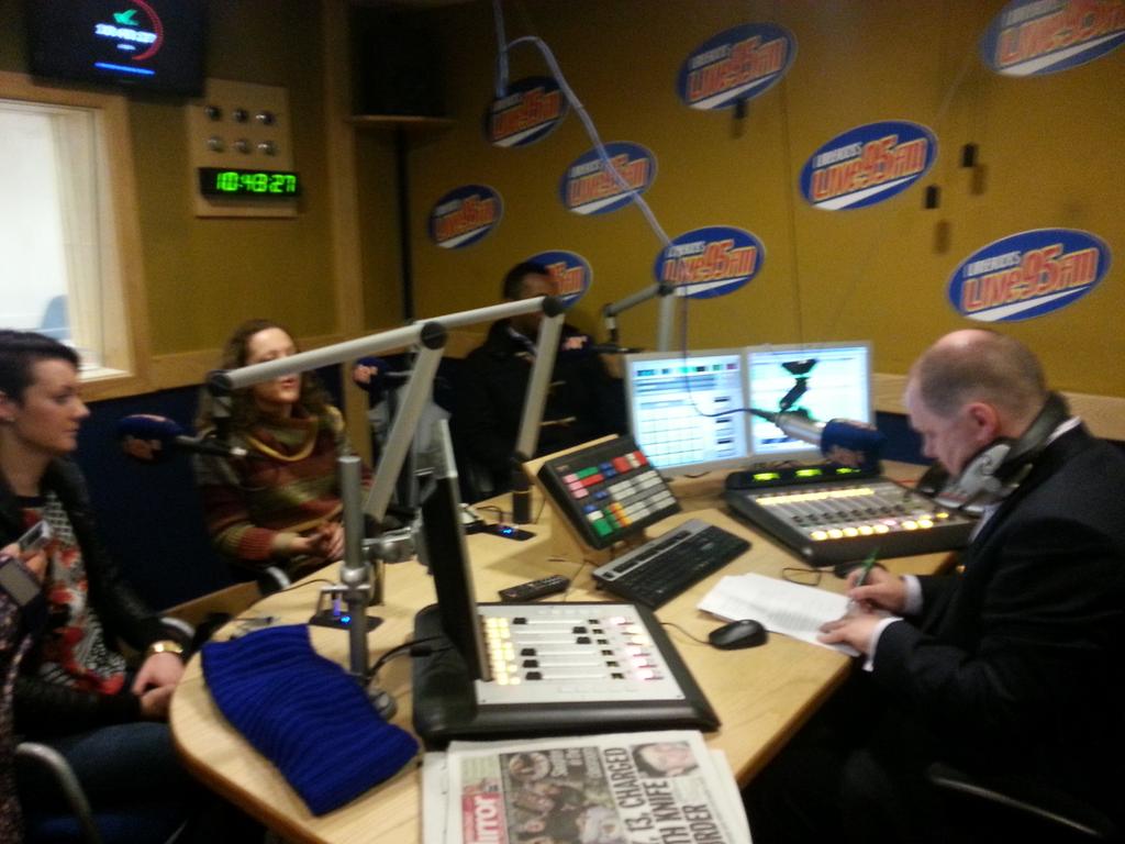 LimerickGospelC's tweet photo. Had a fantastic morning today talking with Joe Nash @LimerickToday about our Christmas Concert on the 21st and CSPP http://t.co/RUFuIuxoR1
