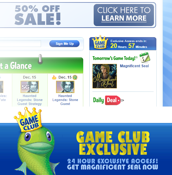 Magnificent Seal is available for Game Club members on Big Fish. Don't miss the chance! :)