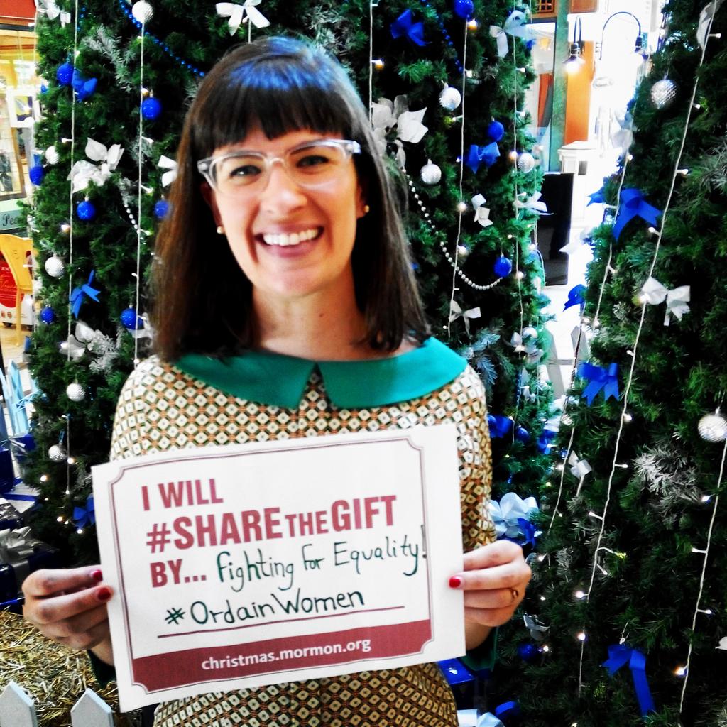 Kate_Kelly_Esq's tweet photo. #ShareTheGift #ShareGoodness #OrdainWomen 🎄🎁🎄🎁🎄 http://t.co/hCgYJKKQL6