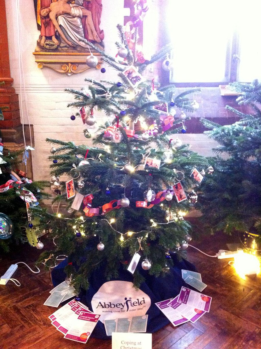 Abbeyfield_ENG's tweet image. Our #copingatxmas tree is just one of 100 trees on display at St Saviour's Church St Albans Christmas Tree Festival