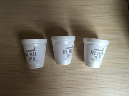 BLAHAirlines's tweet photo. On the 3rd Business Day of Christmas, #BLAHAirlines gave @stanine, 3 decaf coffee cups. #5BizDaysofXmas http://t.co/M25TI7arst