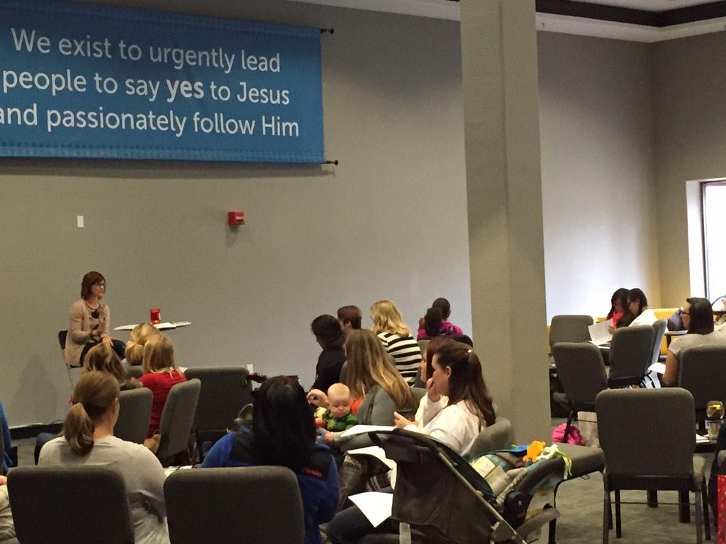 archiejackson's tweet photo. So proud of @rebekahjackson speaking to moms about hospitality at Refresh today. http://t.co/FovJarT43r