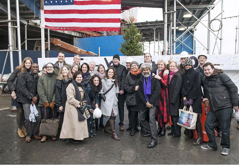 whitneymuseum's tweet image. #OnThisDay in 2012, we celebrated a significant milestone—the final piece of steel was placed atop the #NewWhitney.