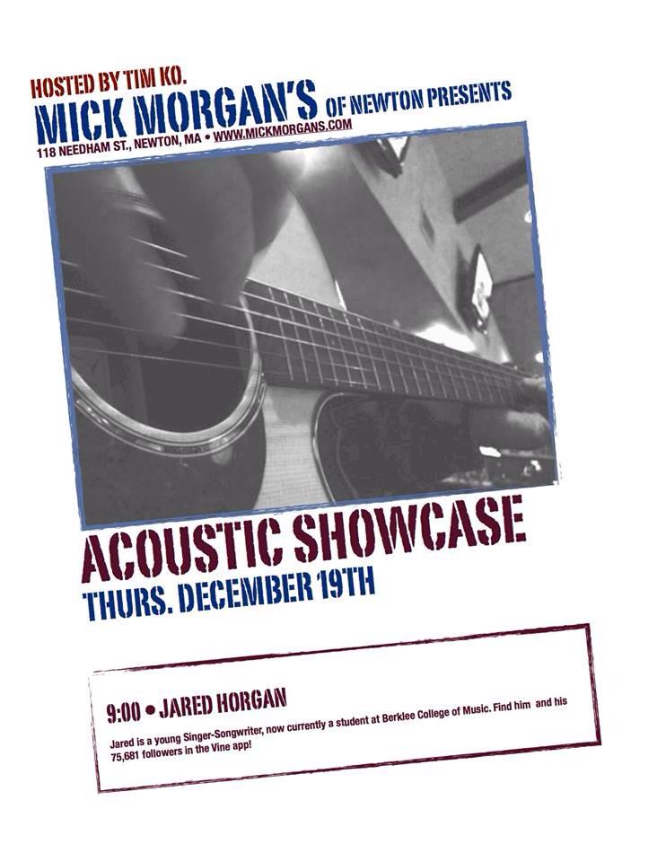 MMorgansNewton's tweet photo. Acoustic open mic showcase tomorrow Thursday 12/18 @TheAlmightyBuck #livemusic http://t.co/XBTtSZFiRk