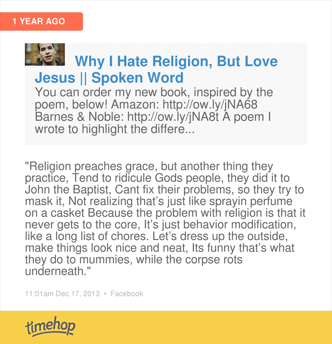 Sarah_baraa's tweet photo. Exactly 1 year ago today! (via @timehop) http://t.co/GK04X7Idqo http://t.co/trBIo5cYTU