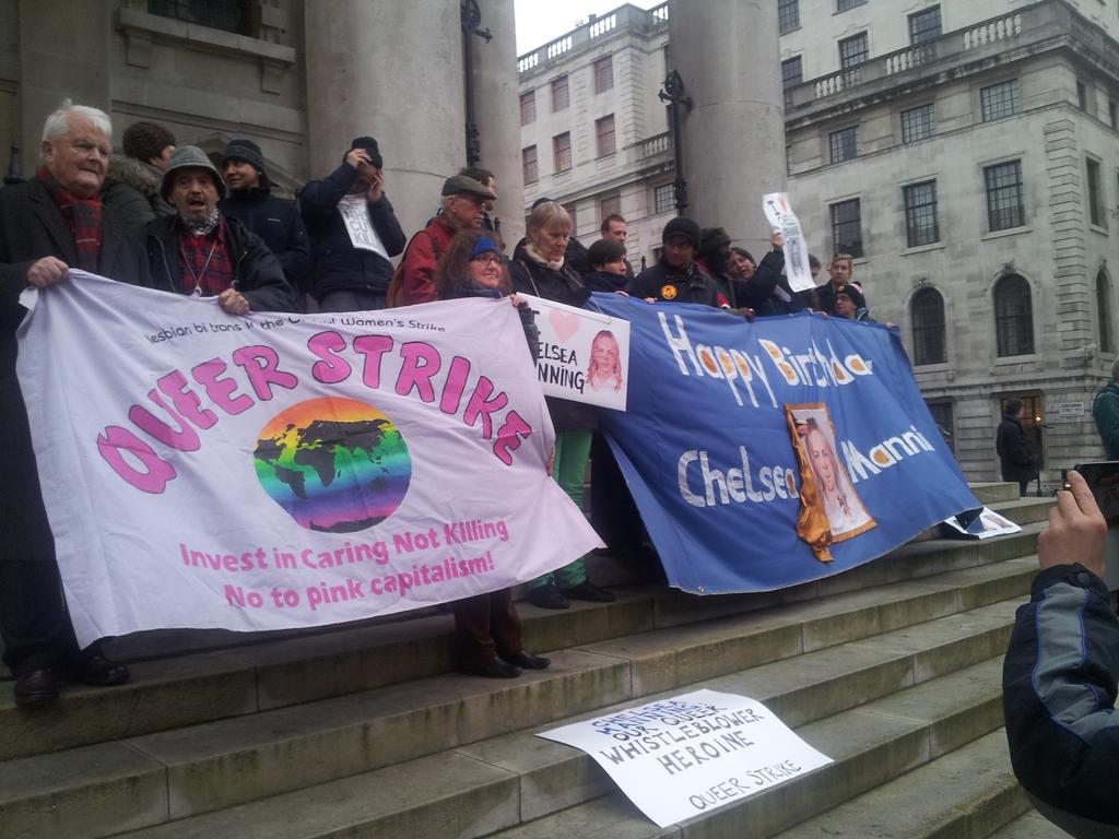Happy Birthday Chelsea Manning from London.... 