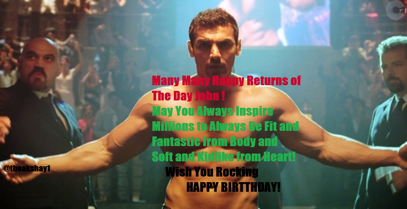   Happy Birthday John Abraham ! :) 