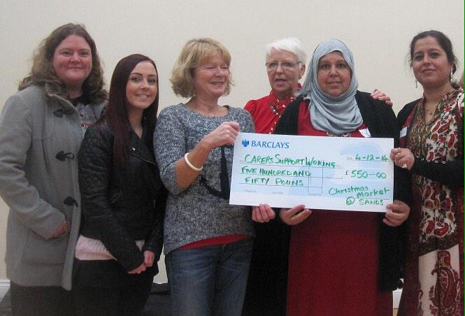 Presented cheque for £550.00!!! to Carers Support Woking last Thursday, fantastic.Thanks so much for everyone's help.