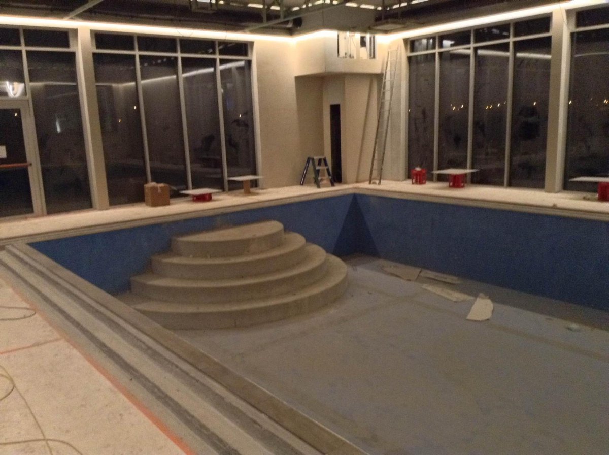 timvdvalk's tweet photo. Wellness werken gaan goed vooruit, maar helaas zal de opening pas voor begin februari zijn. http://t.co/BdueLv5rzm