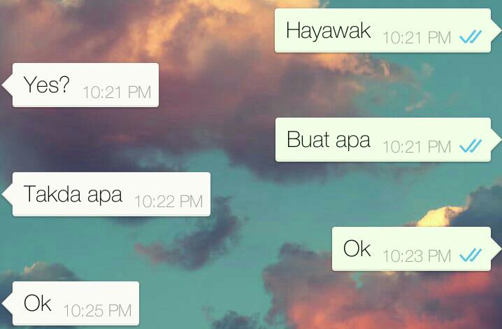 johanikhlas's tweet image. When a girl is not interested but still try to be nice to you. Bahahahaha #CloseEndedQuestions