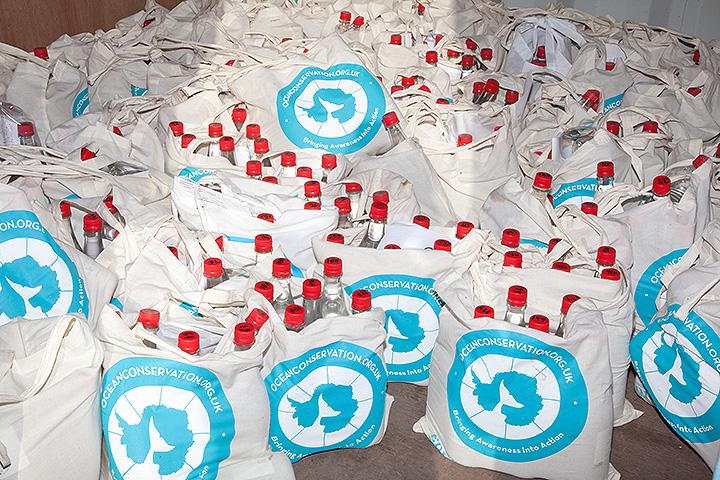 wcc_jeremy's tweet photo. Some of the 600 Atlantic water samples collected by #arc2014 crew for #microplastics project for @AdventurScience http://t.co/IWJ6Dw3KGn