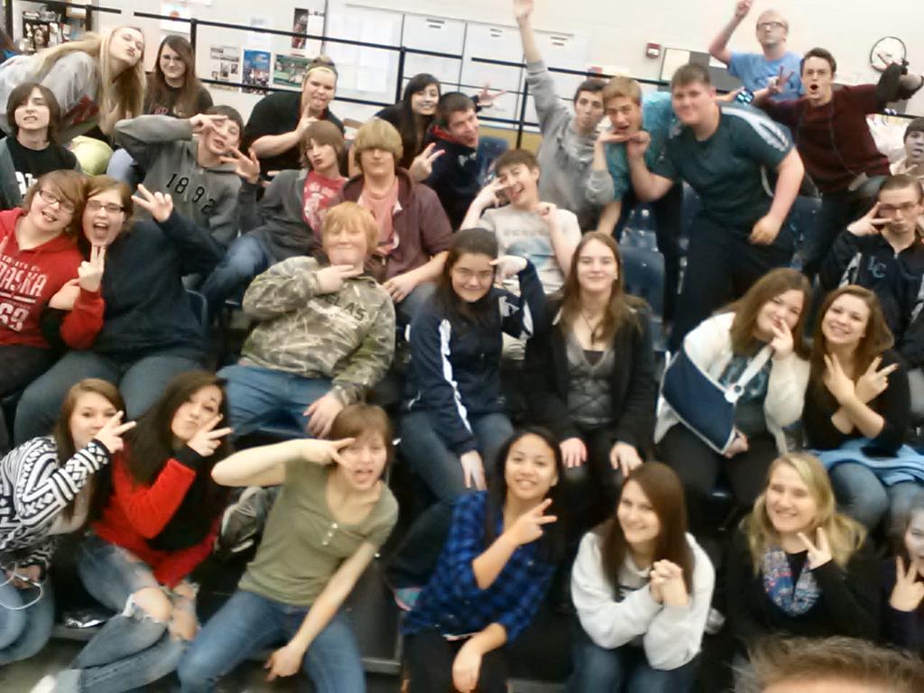 LCVocalMusic's tweet photo. Concert Choir Selfie!!!! http://t.co/SjPYHdKQGt