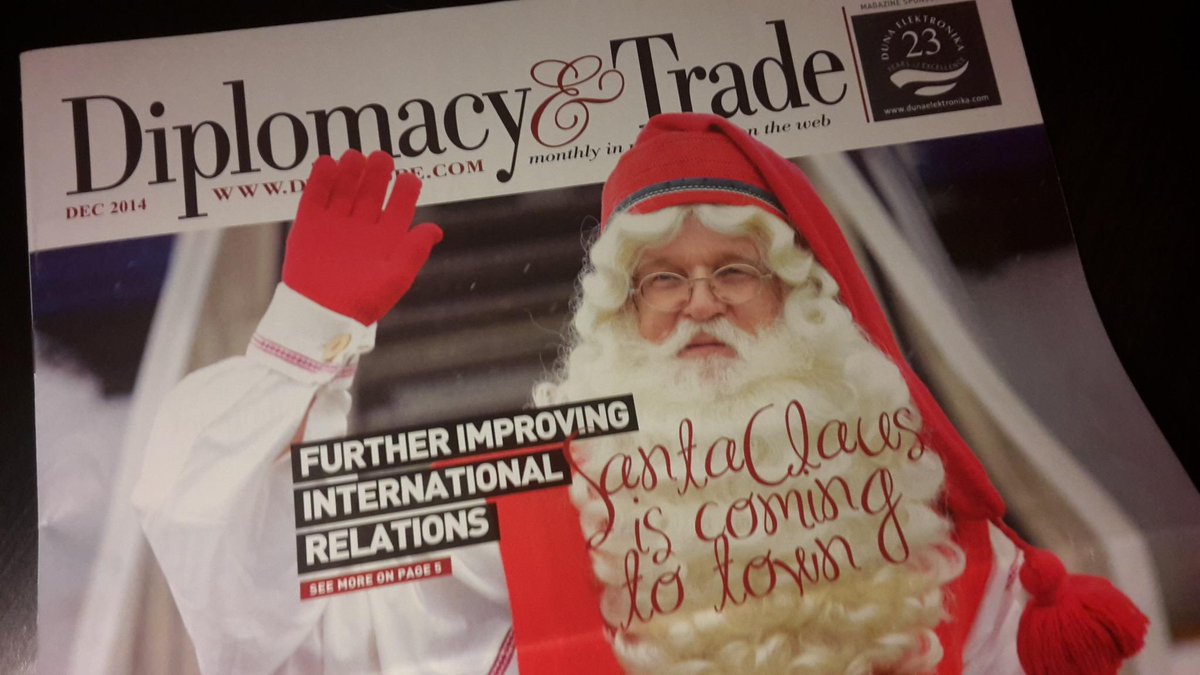 I rarely come across Diplomacy and Trade Magazine. If it is available for you, check the article about us on pg21 :)
