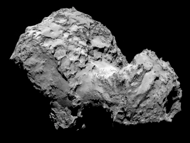 NASA's tweet photo. Watch the live #AGU14 briefing at 11am ET on @ESA_Rosetta comet science results: http://t.co/STkRRmj0Vd http://t.co/mp2e8zQOAs