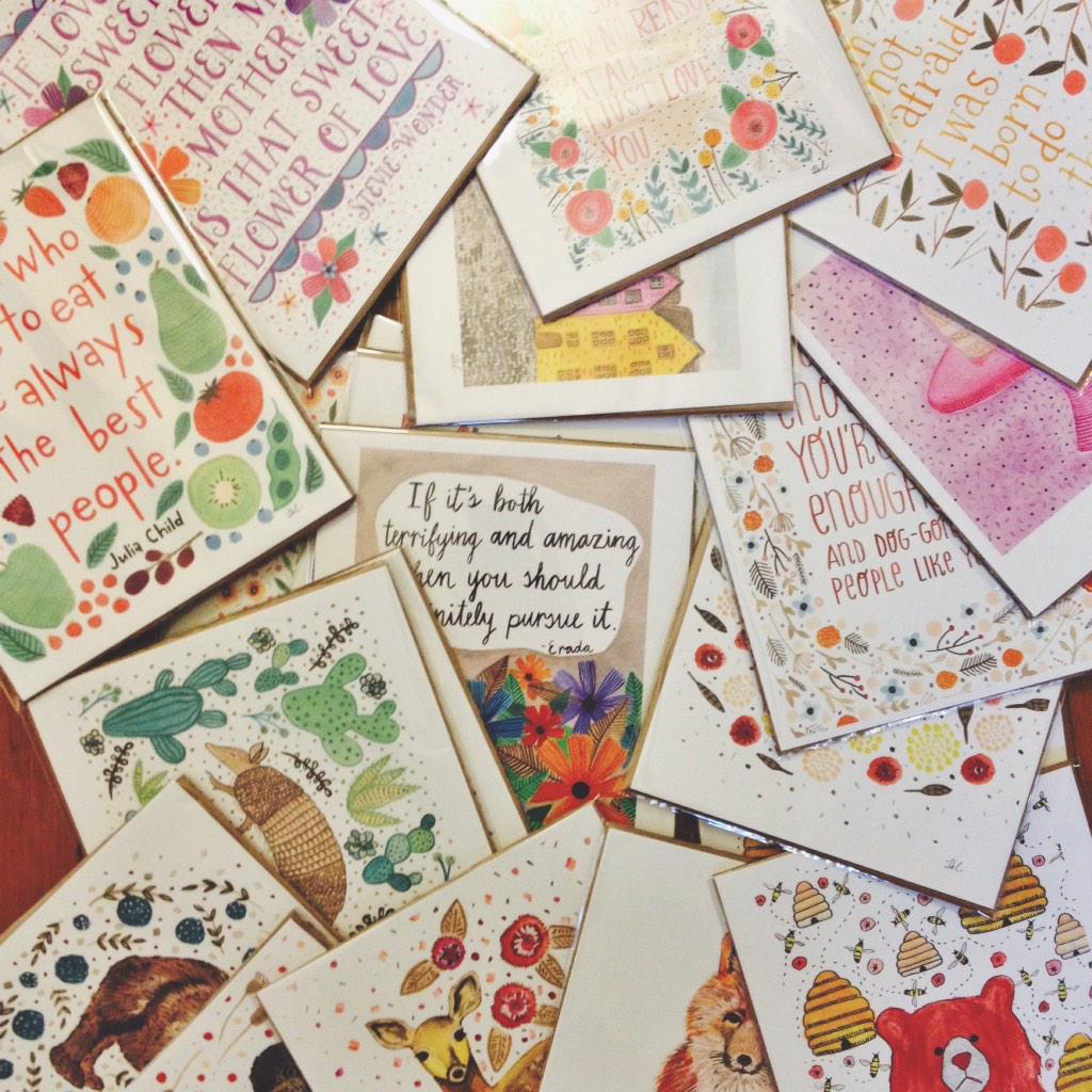 My prints are 20% off at Orange in Carytown today!!!