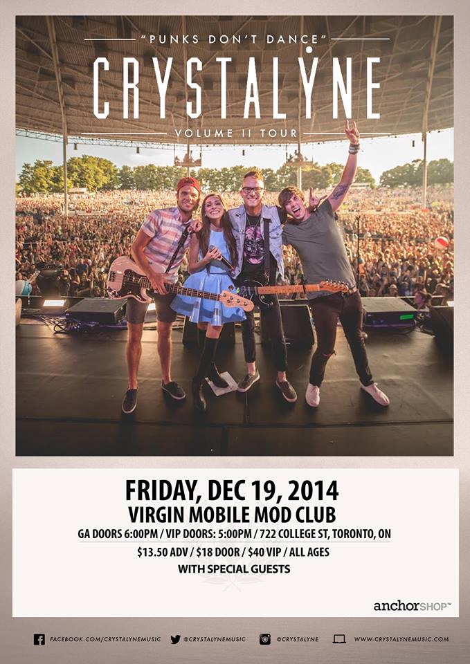 RT for your 2nd chance to win a pair of tickets to see <a href="/crystalynemusic/">CRYSTALYNE</a> this friday at @TheModClub - Paul