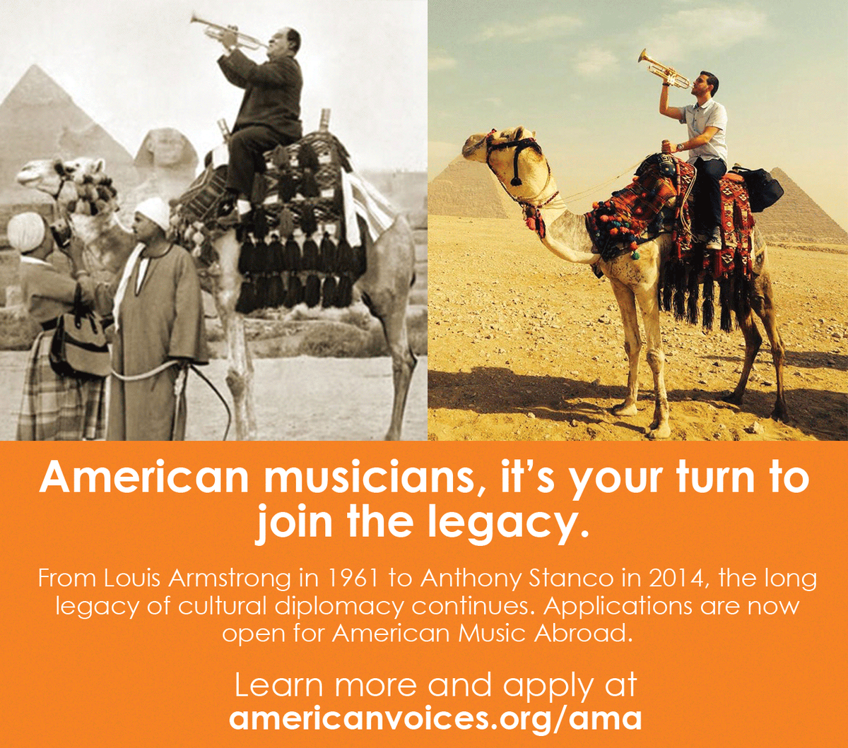 Spread the word! #AmericanMusicAbroad apps due Jan 9! Join #culturaldiplomacy alums like <a href="/AnthonyStanco/">Anthony Stanco</a>! <a href="/ECAatState/">Educational & Cultural Affairs—U.S. Dept. of State</a>