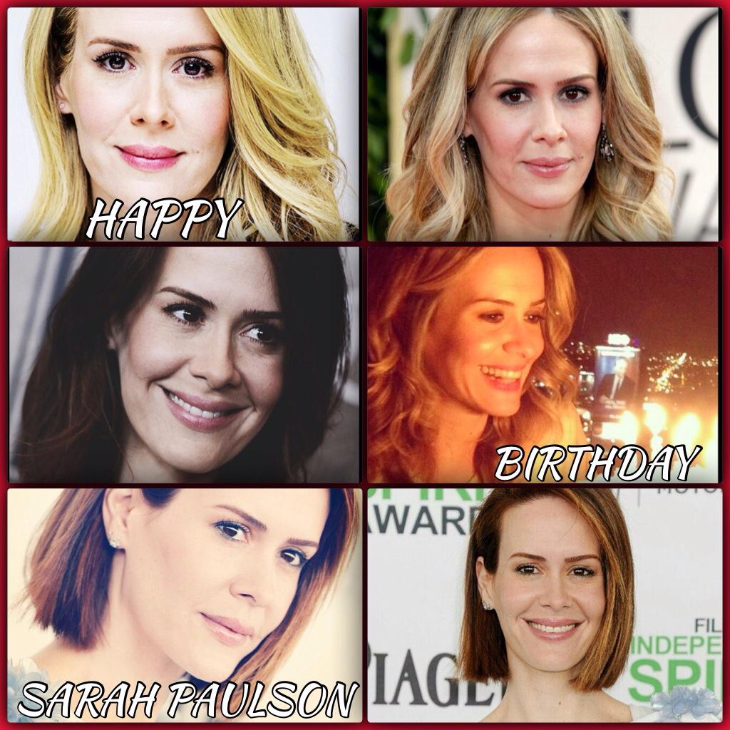 Happy birthday Sarah Paulson  
