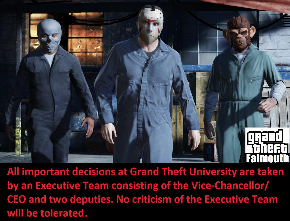 Decisive leadership is essential for a 'world class' university as might be imagined by <a href="/FalmouthUni/">Falmouth University</a>'s CEO...