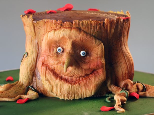 Happy birthday, with your best wishes, then watch him make a Yule Log Cake:  
