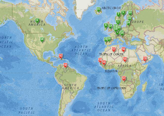 Mapping the best &amp; worst countries for business: onforb.es/1AbSS63