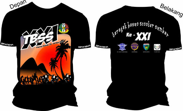 Buat teman2 yang sempat gak kebagian baju #TBSSXXI, kami buka online order. Harga 80ribu, hanya ada ukuran L &amp; XL.