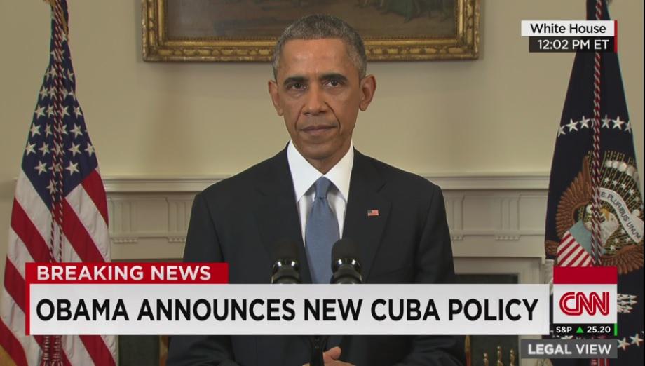 Obama: We will begin to normalize relations with Cuba. Watch live cnn.it/go
