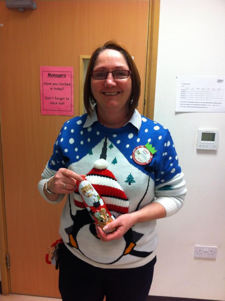 We have a winner!!! #treasurehunt #welldone #karen 👏🎅😜